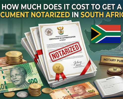 How Much Does It Cost to Get a Document Notarized in South Africa 1